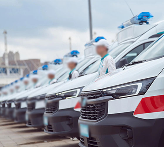 紫金县服务车队展示